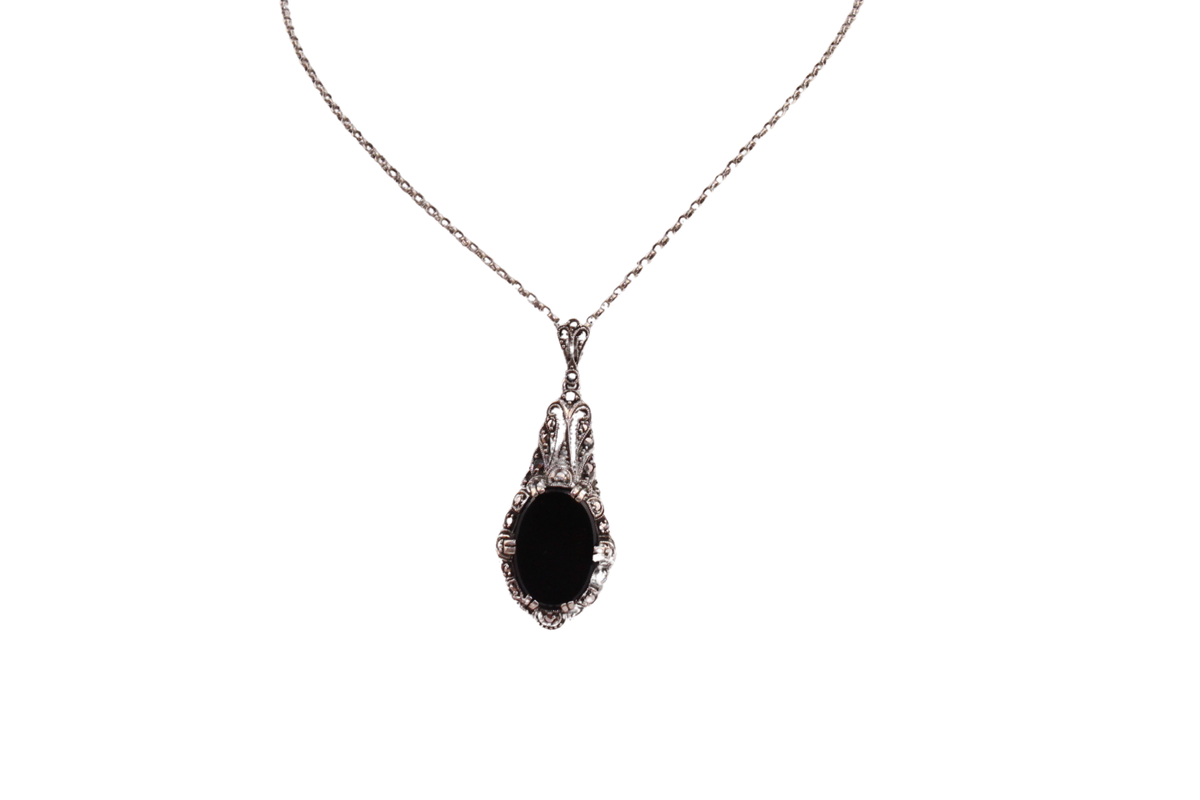 Onyx Halskette