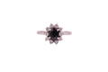 Saphir Silber Ring