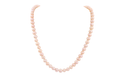 Freshwater pearl necklace, rose