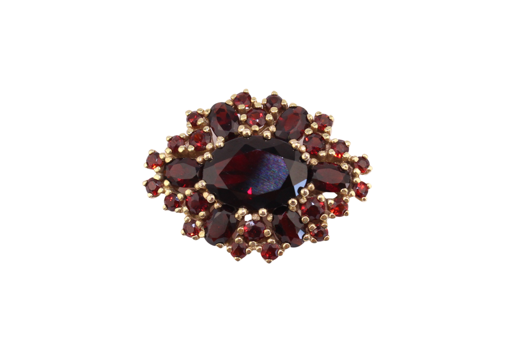 Bohemian Garnet Brooch