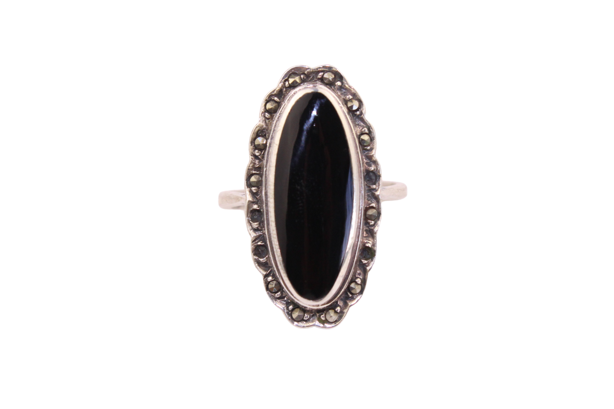 Onyx Silber Ring