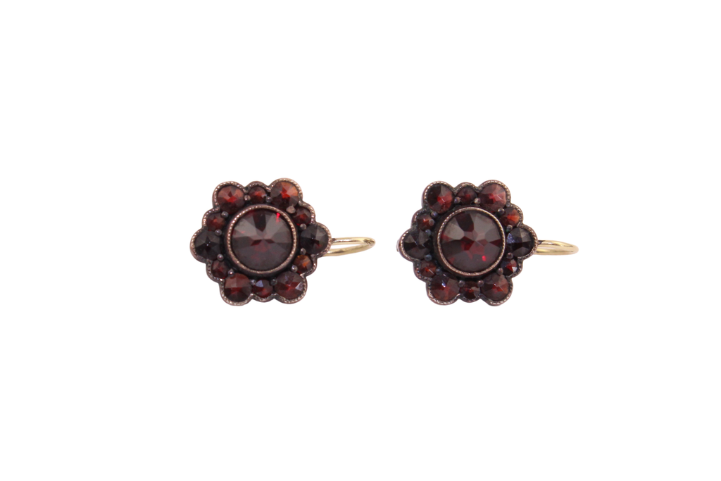 Böhmischer Granat Ohrringe / Altezeiten.shop