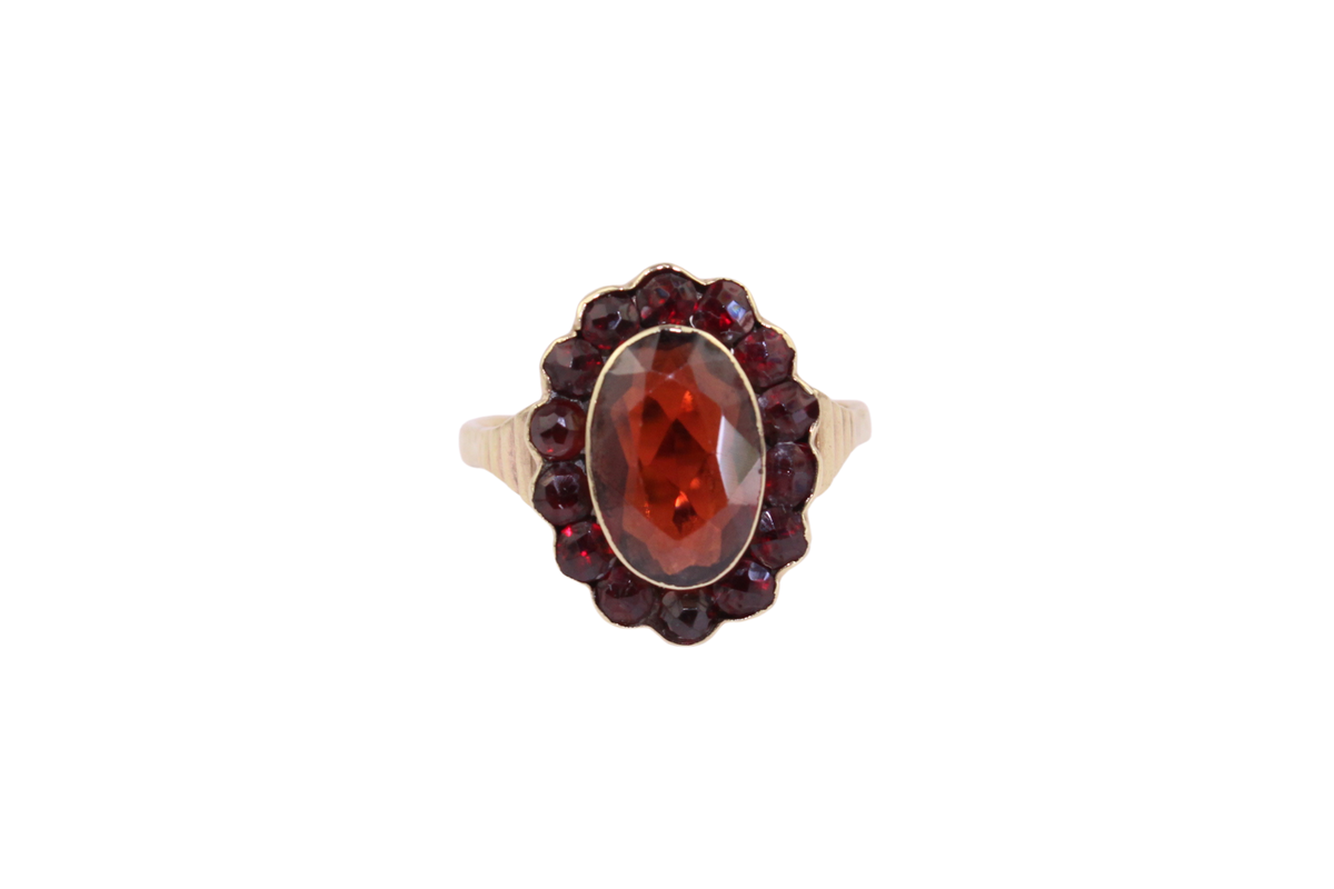 Böhmischer Granat Ring
