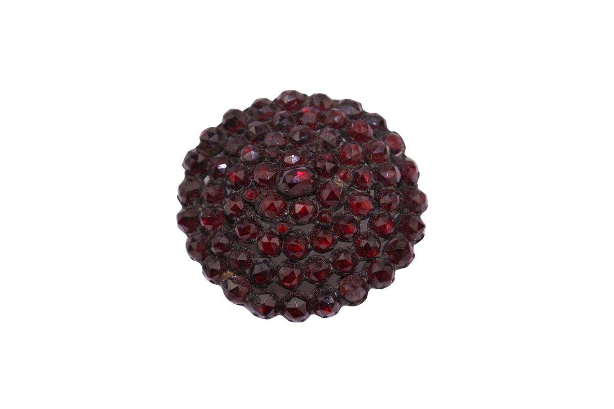 Böhmische Granat Brosche