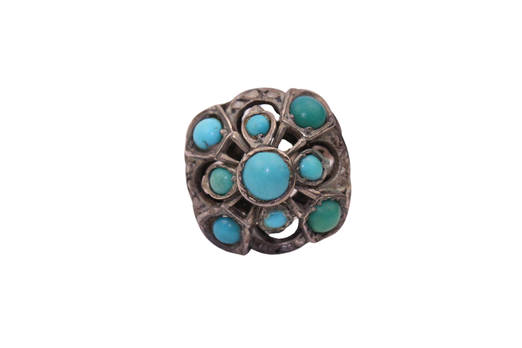 Cabochon Cluster Ring