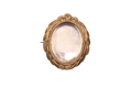 Medaillon Brosche