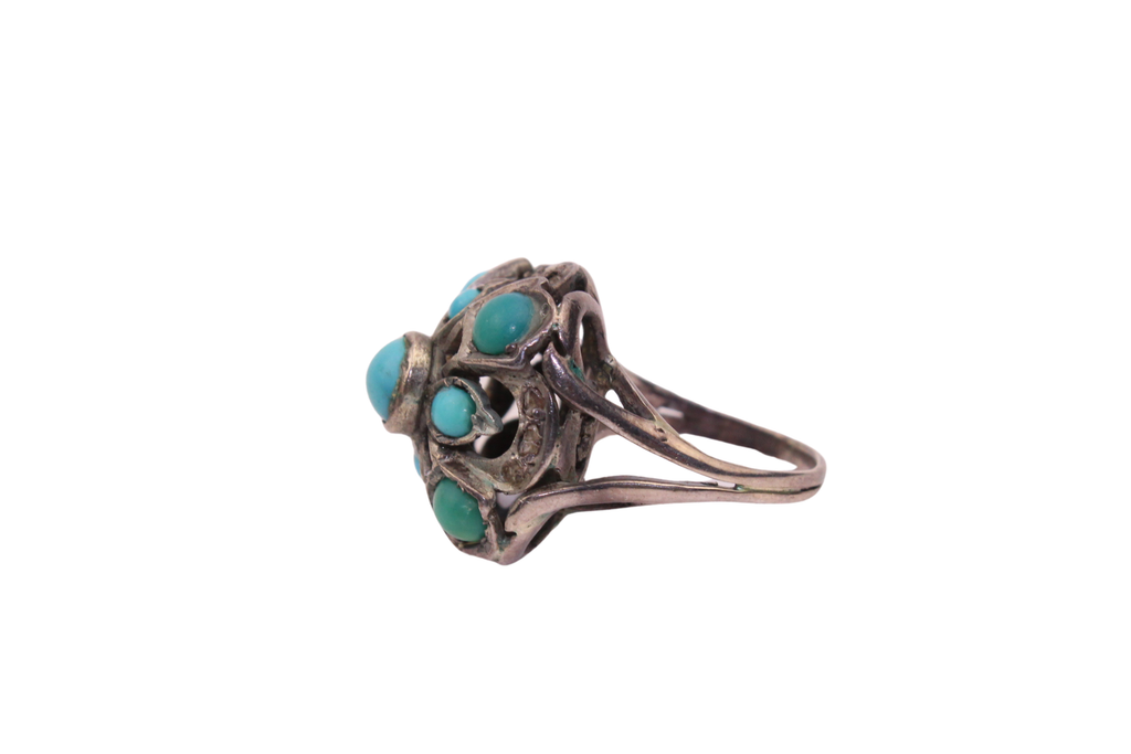 Cabochon Cluster Ring