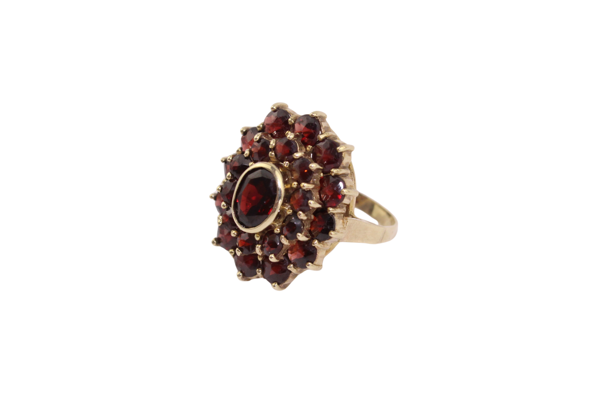 Böhmischer Granat Ring