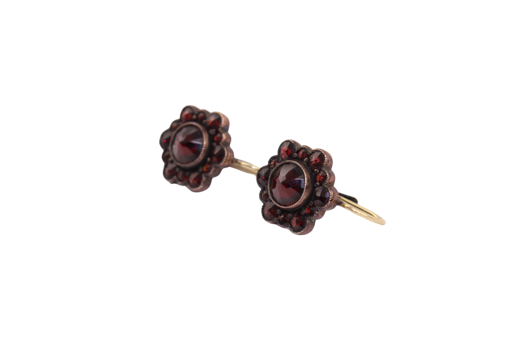 Bohemian Garnet Earrings