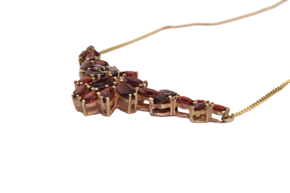 Böhmischer Granat Collier
