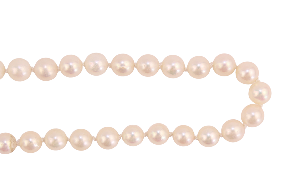 Freshwater Pearl Necklace Gold