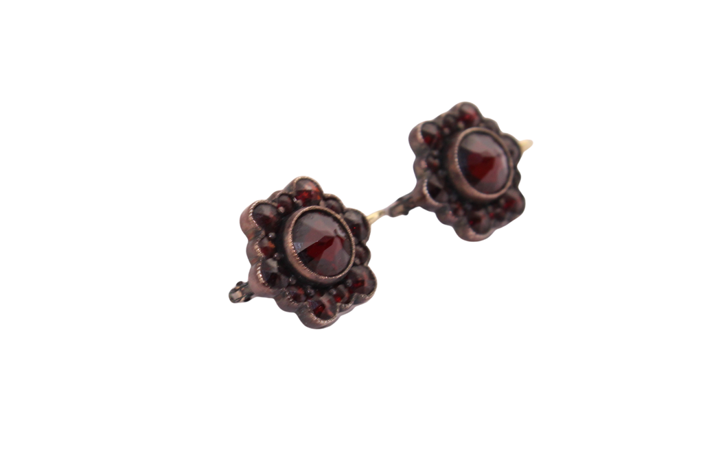 Bohemian Garnet Earrings