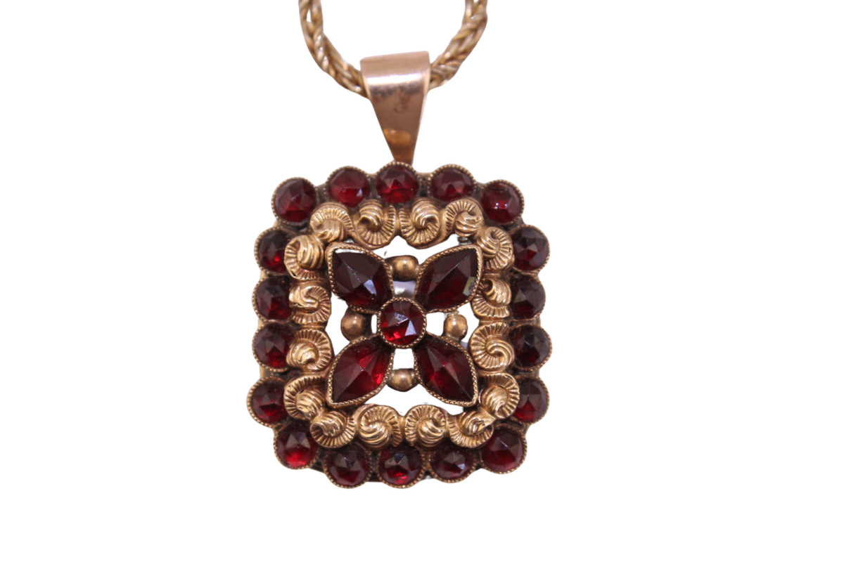 Böhmische Granat Kette