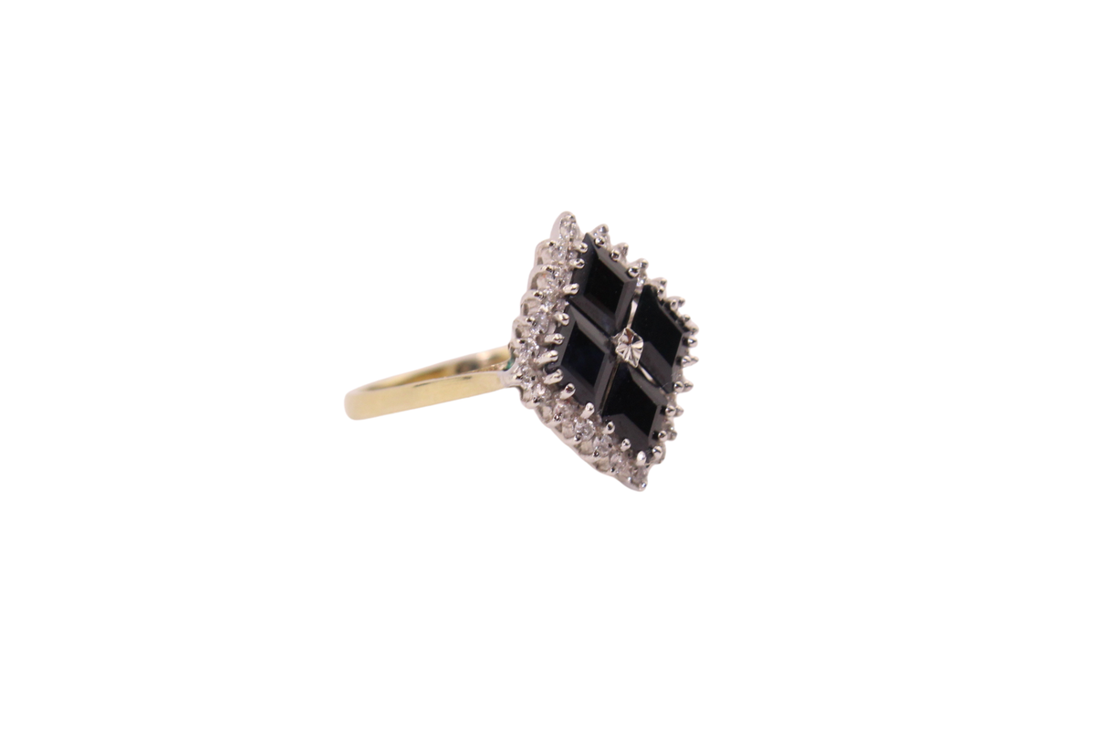 Onyx Gold Ring