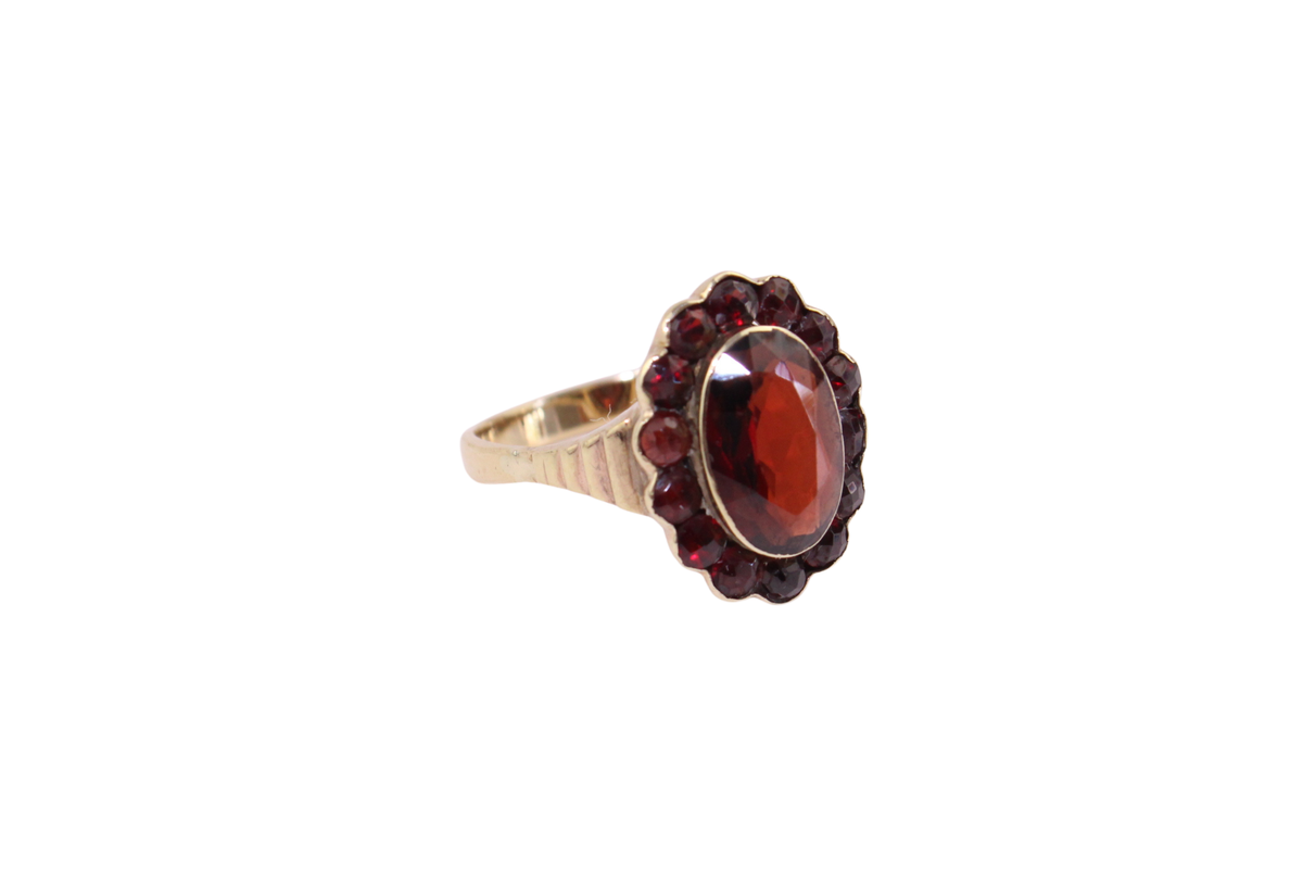 Böhmischer Granat Ring