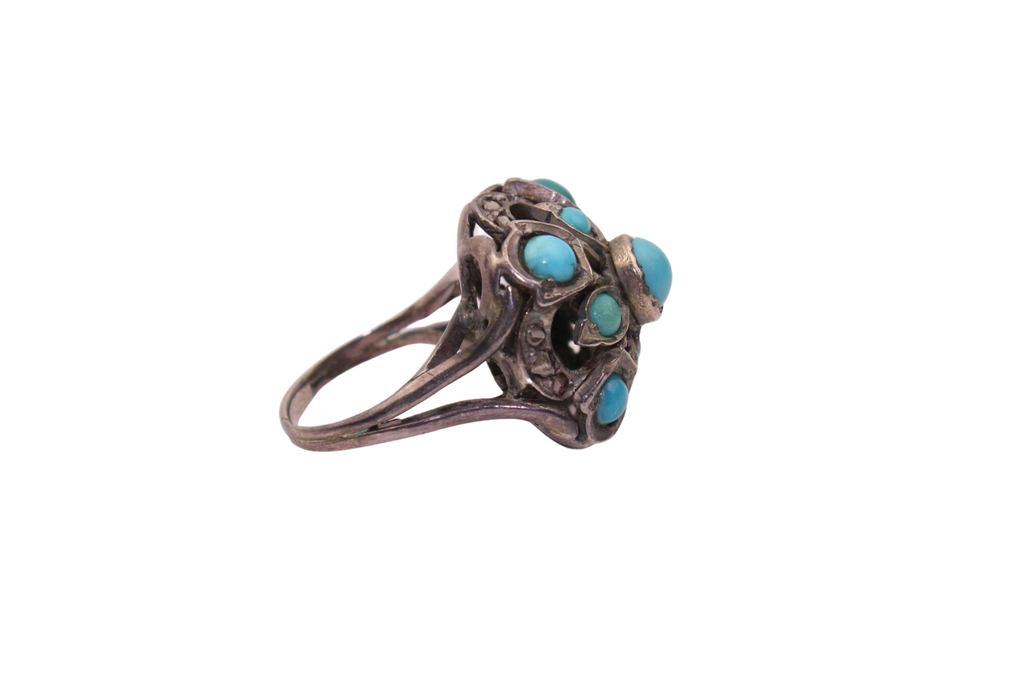 Cabochon Cluster Ring