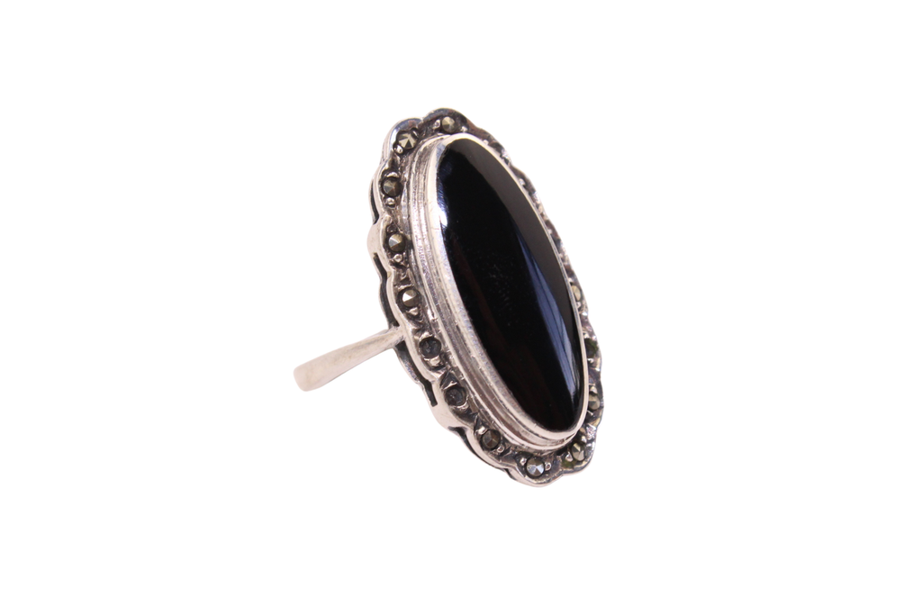 Onyx Silver Ring