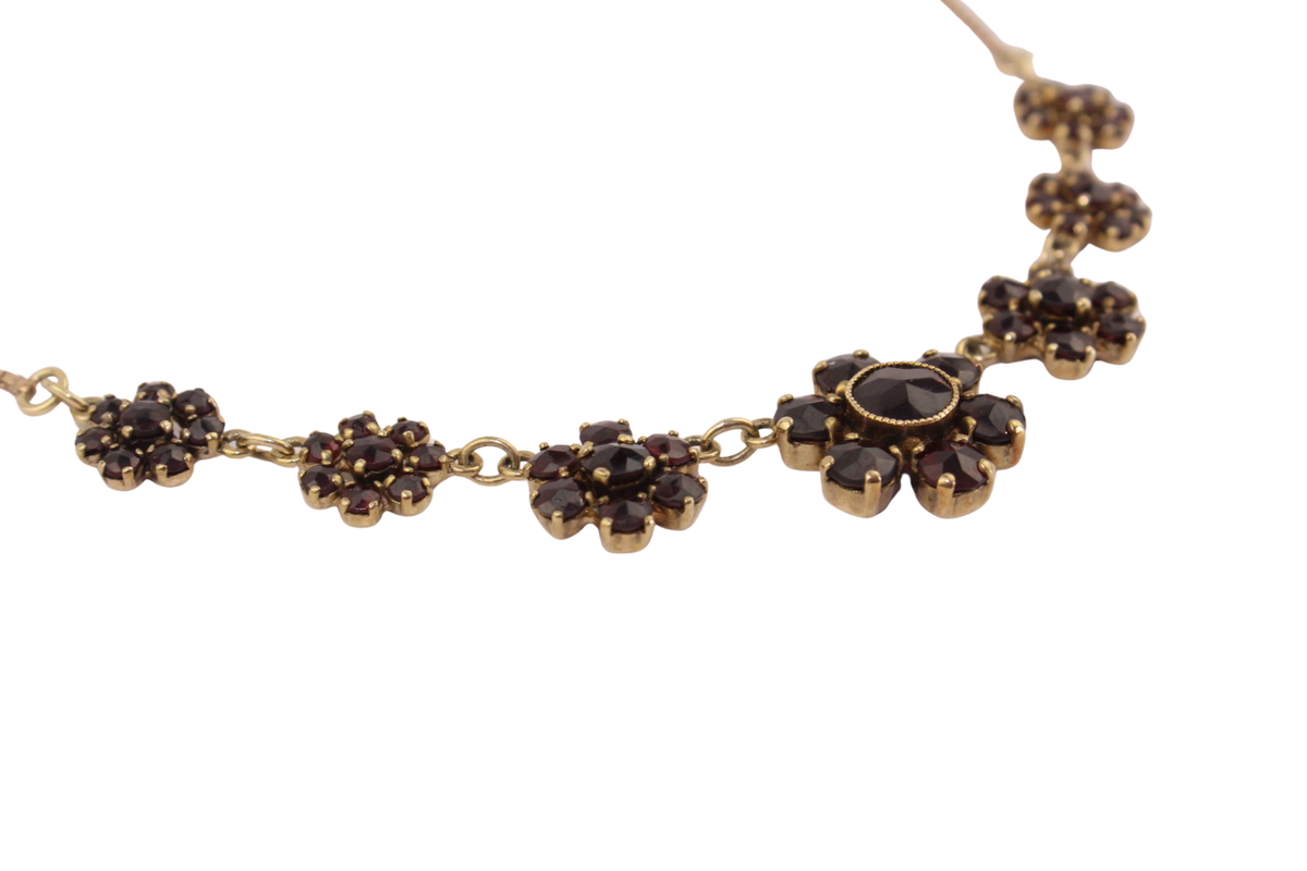 Böhmisches Granat Collier