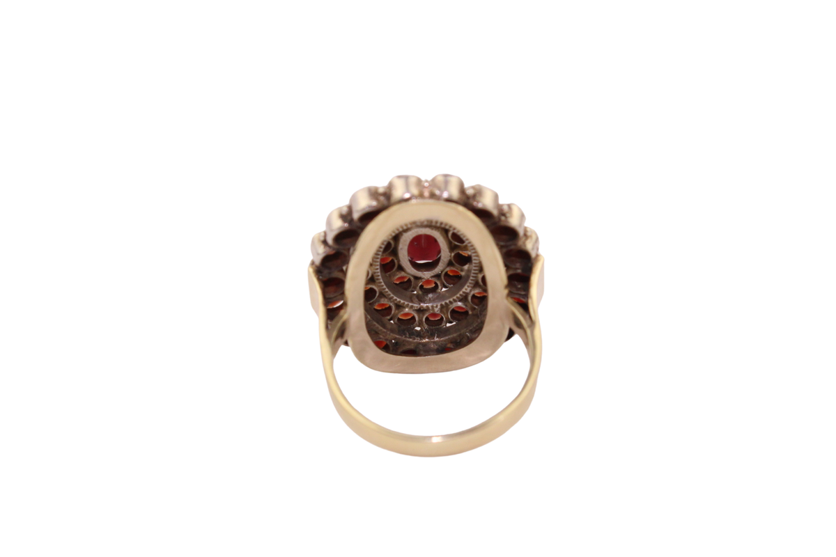 Böhmischer Granat Ring