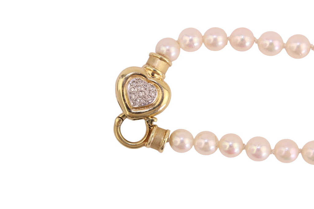 Freshwater Pearl Necklace Gold