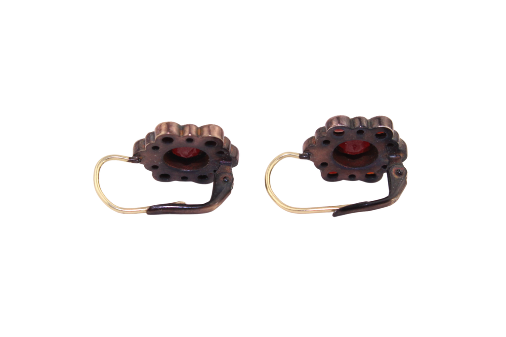 Bohemian Garnet Earrings