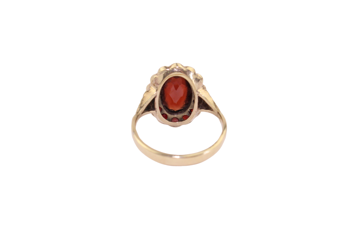 Böhmischer Granat Ring