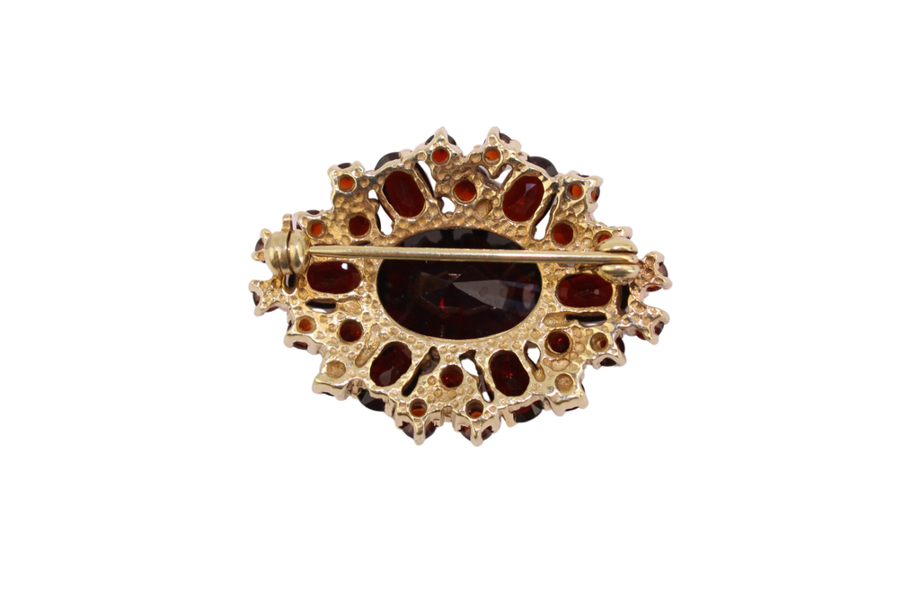 Bohemian Garnet Brooch