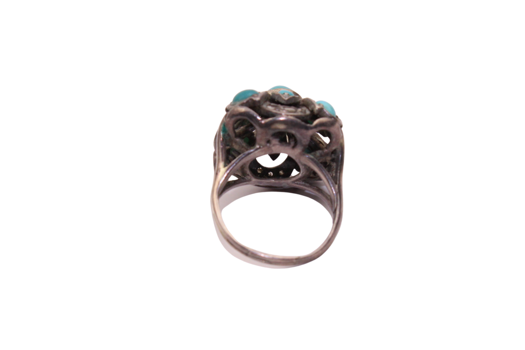 Cabochon Cluster Ring
