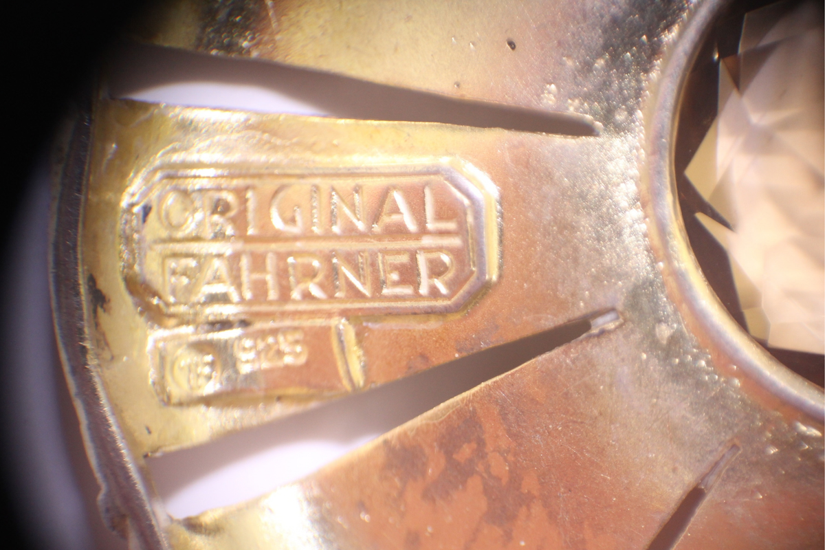 "Original Fahrner" Brosche