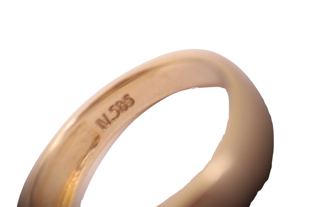 Pink Tourmaline Gold Ring
