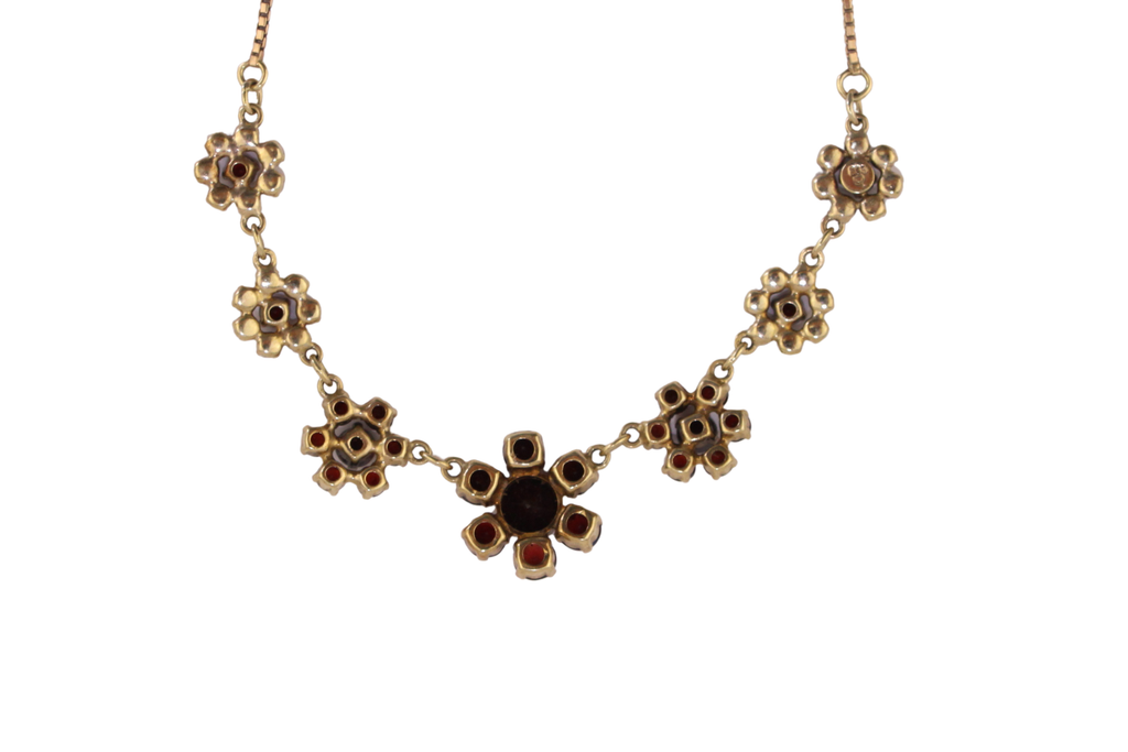 Böhmisches Granat Collier