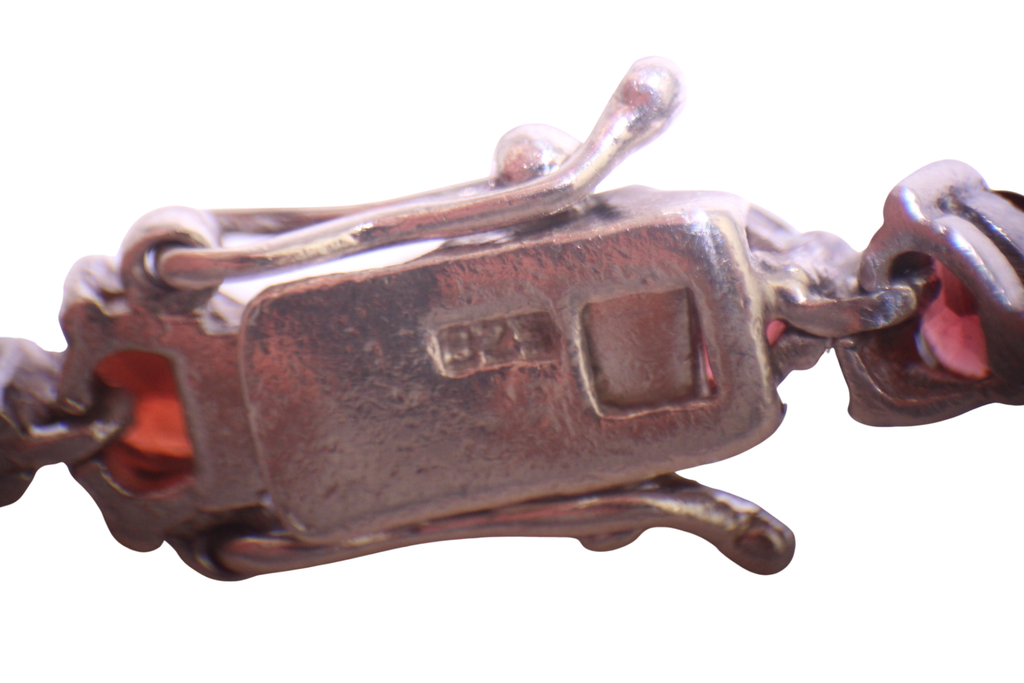 Granat Tennisarmband