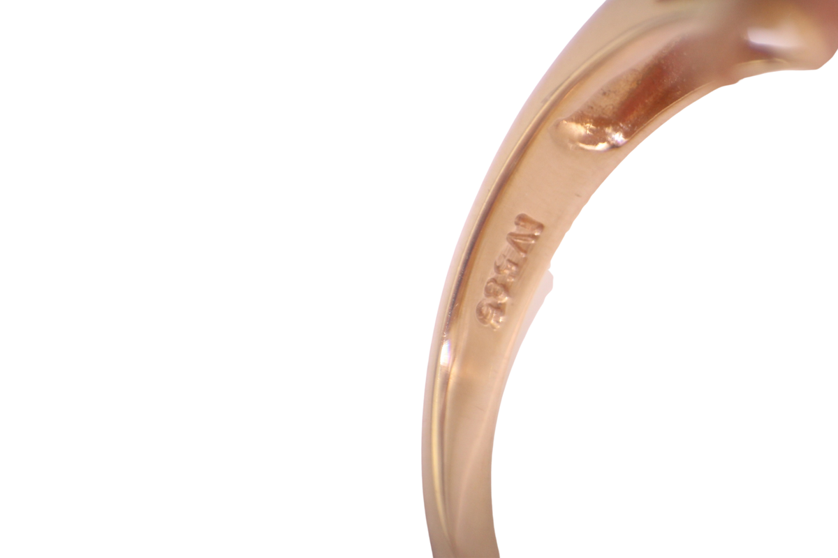 Pink Tourmaline Gold Ring