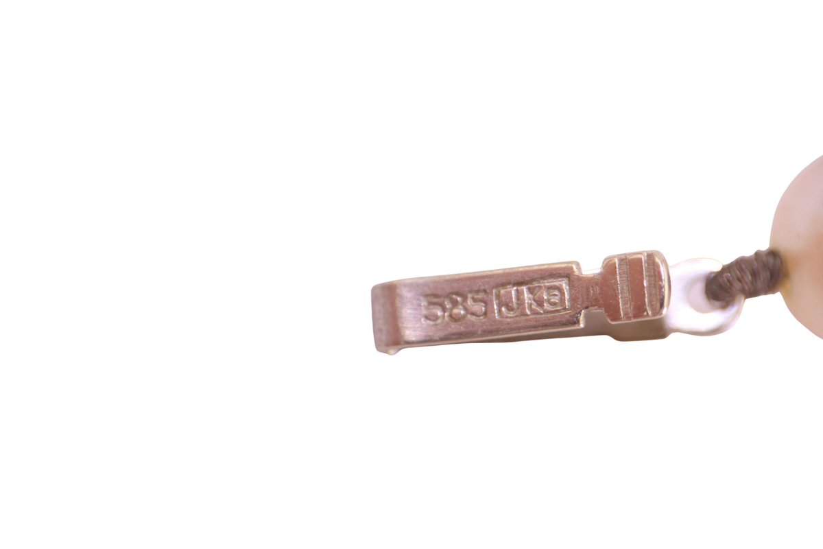 Süßwasserperlen-Kette Gold