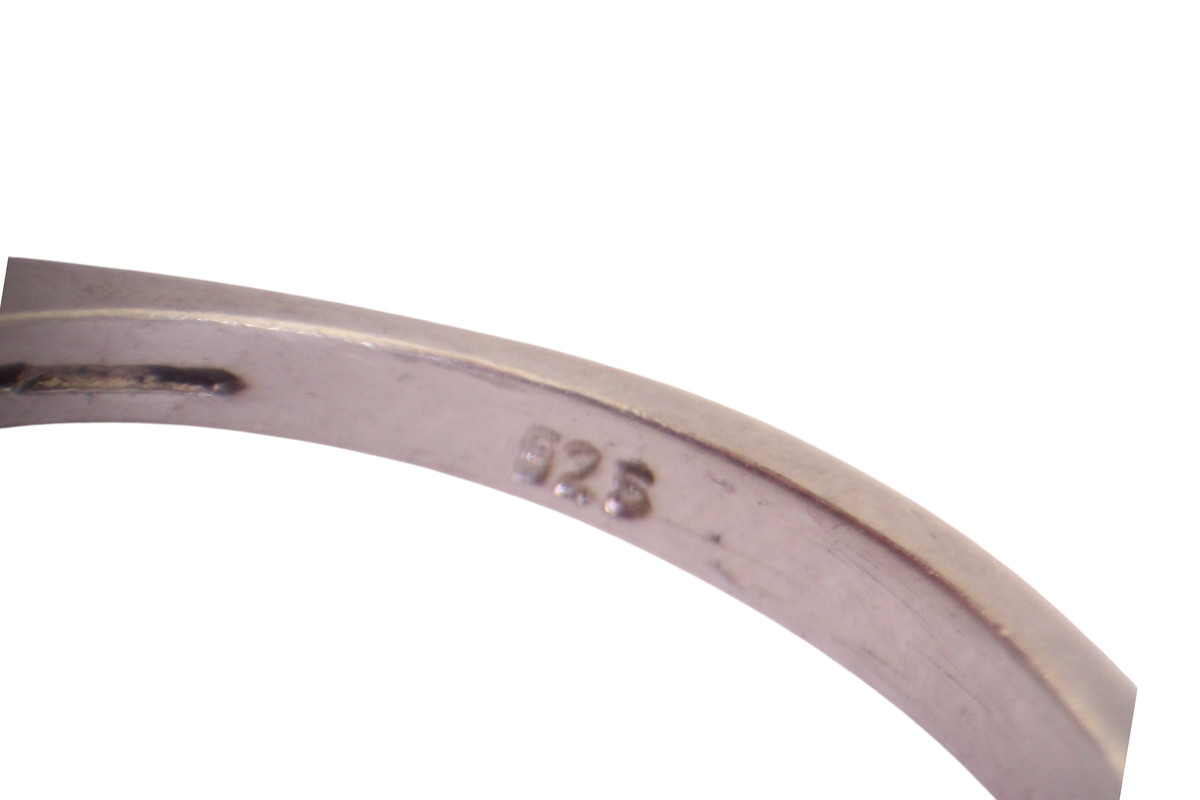 Saphir Silber Ring