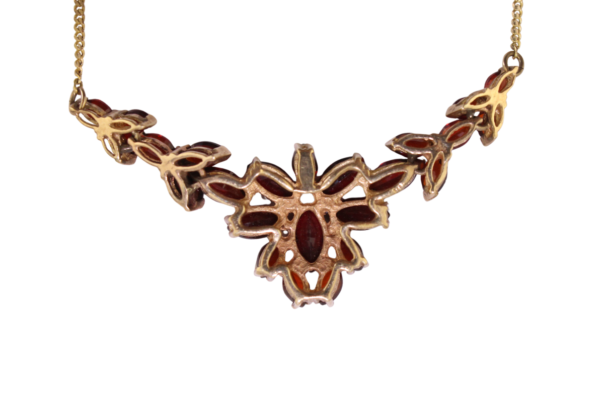 Böhmischer Granat Collier